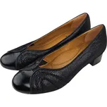 JC 232 - L02 elegantní kožené lodičky s podporou klenby nožní; barva černá, dézén proužek /foto 4/ 36