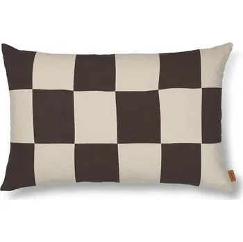Polštář Dekorativní polštář ferm LIVING Fold Patchwork Cushion 1104268648 hnědá 88X