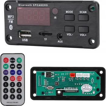 DC12V Bluetooth MP3 přehrávač USB dekodérová deska