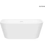 Oltens Hulda volně stojící vana 160x75 cm, ke stěně, bílá