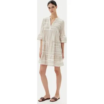 Dámské šaty Vero Moda Letní šaty Dicthe 10225127 Béžová Loose Fit XS