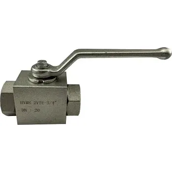 Ventil HYRS 2 VIE 3/8" Dvou cestný kulový kohout do potrubí, Pmax: 500 bar, Průtok: 35 l/min