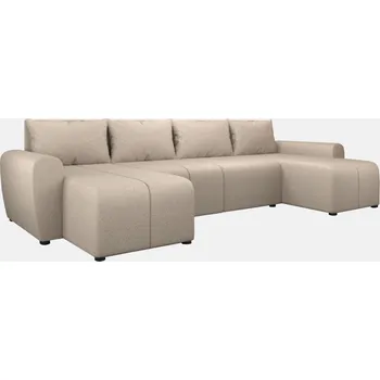 Sedací souprava Čalouněná univerzální rozkládací sedací souprava do U NEWPORT béžová KI0017
