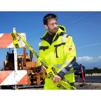 Reflexní bundy reflexní oblečení EN 20471 e.s.motion velikost M výstražná žlutá/antracit Strauss Pracovní oblečení