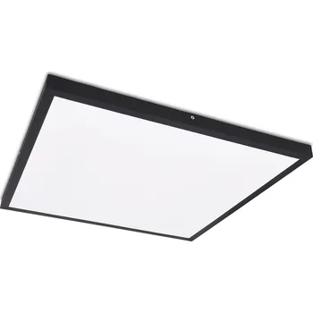 Čtvercová Stropní Svítidlo Lumenix 60 x 60 cm černá