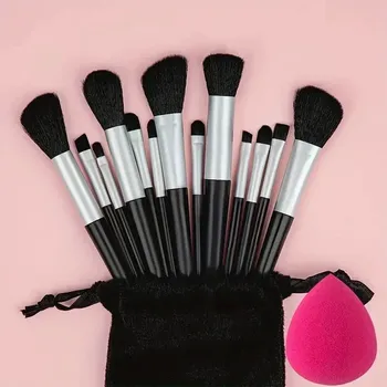 Kosmetický štětec 13dílná sada štětců pro dokonalé líčení | sada štětců, make up štětce - 13SL-PFF