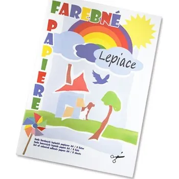 Barevný papír Krpa Složka barevného samolepicího papíru (8 listů)