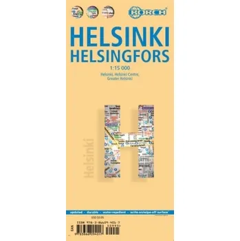 Borch Map Stadtplan Helsinki / Helsingfors