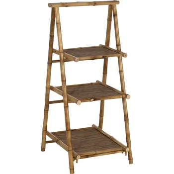 regál Bambusový regál v přírodní barvě 48x100x45 cm Manali – Ixia ID_1766424