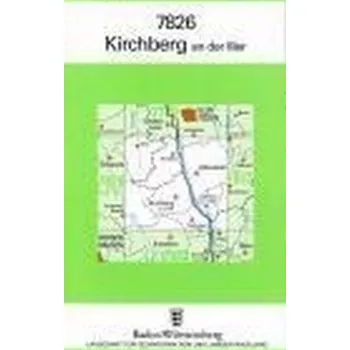 Topographische Karte Baden-Württemberg Kirchberg an der Iller
