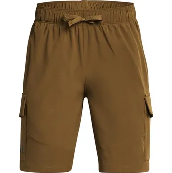 Chlapecké kraťasy Under Armour Armour Pennant Woven Cargo pánské šortky Brown 13 let