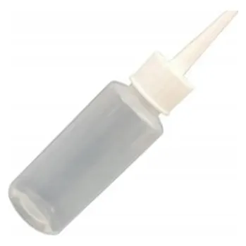 Láhev MĚKKÁ PLASTOVÁ LAHVIČKA S DÁVKOVAČEM 50 ml S DLOUHÝM APLIKÁTOREM / DÁVKOVACÍM HROTEM, malá