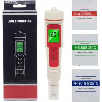 Bezpečnostní kamera Profesionální měřič tester pH TDS EC teplota 4v1