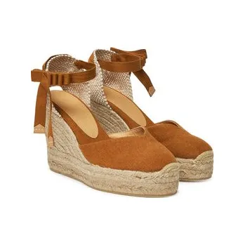 Dámské polobotky Espadrilky Castañer Chiara/8Ed/002 021668 Hnědá 39