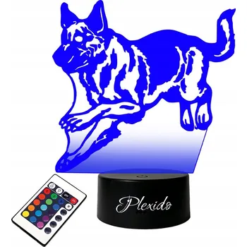 Lampička Stolní lampička Německý ovčák 16 LED PLEXIDO