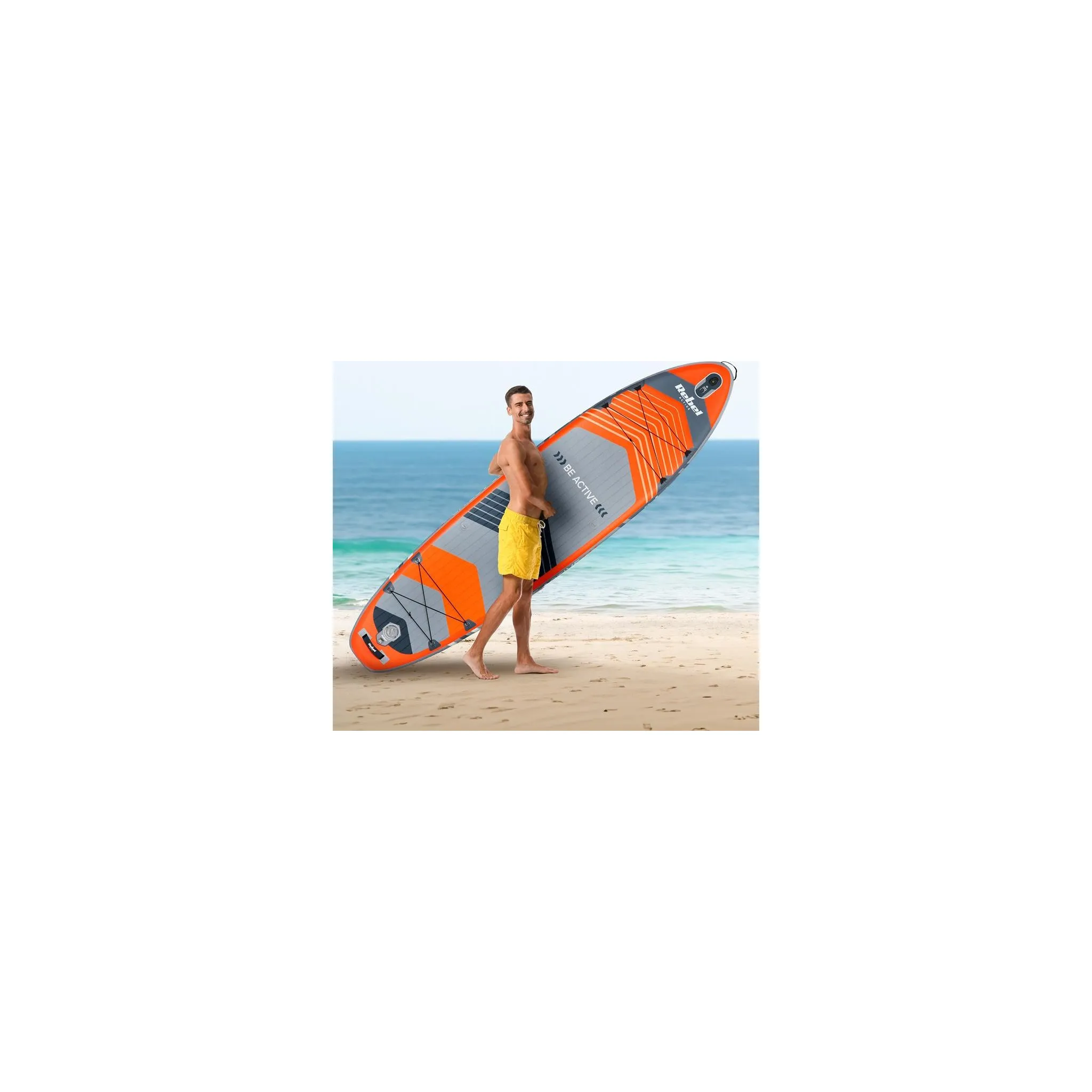 Fotografie 9 - Paddleboard Rebel Active RBA-4507 oranžový