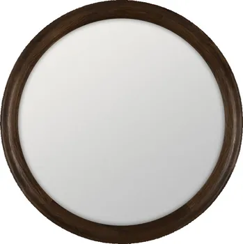 Zrcadlo Nástěnné zrcadlo s dřevěným rámem ø 110,5 cm Paula – Ixia ID_1766576