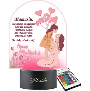 Lampička Plexido vícebarevná Noční lampa