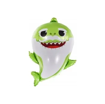 Balónek Foliový balónek Baby Shark Zelený (49 Cm*67 cm)