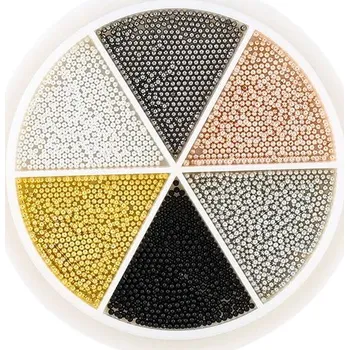 Mini kuličky pro zdobení nehtů gelových i akrylových | zdobení na nehty, dekorace - směs