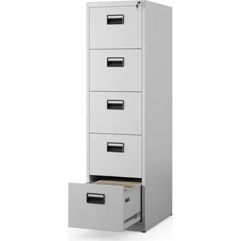 Šatní skříň Skříň kartotéková lékařská spisová kovová sloupek JAN NOWAK SARA V5 šedá