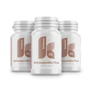 Tejpovací páska 3-balení Ashwagandha Plus - 350mg/60kps
