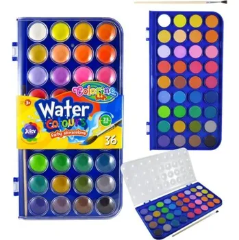 Vodová barva Vodové barvy Colorino – 36 barev (23 mm)