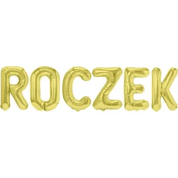 Balónek Foliový balónek banner nápis 1. narozeniny zlatý