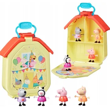 Figurka Prasátko Pepa prasátko Peppa: Cestovní párty set / Sada na cesty
