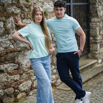 Pánské tričko TERMOVEL Tričko ALEX KRR UNISEX pistáciová VELIKOST: 2XL