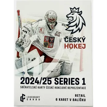 Karetní hra ČESKÝ HOKEJ 2024/2025 SERIES 1 balíček( 6 karet)