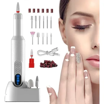 Bruska na nehty Manikúra Pedikúra Profesionální bezdrátová sada