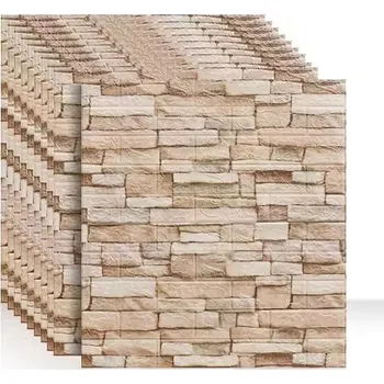 Tapeta 3D Cihlová Samolepící Tapeta - Hnědá KP-36393