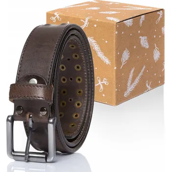 Opasek Hnědý pásek Mustang - muž