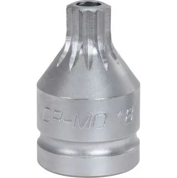 Gola hlavice KS Tools Silový nástrčný ořech s bitem s otvorem 3/4", mnohozub, krátký, M18 515.0013