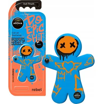 Vůně do auta VŮNĚ DO AUTA AROMA CAR MANNY REBEL OUD TOUCH OSVĚŽOVAČ VZDUCHU DO AUTA