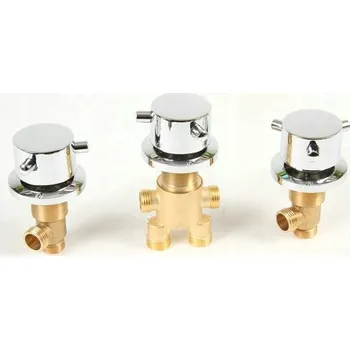 Vodovodní baterie Vanová baterie na okraj vany Essente Castylia stříbrná