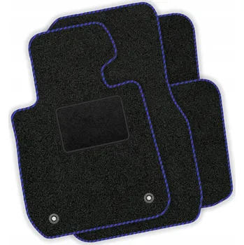 autokoberec Sada velurových autokoberců pro Hyundai Matrix 2001-2010, modré