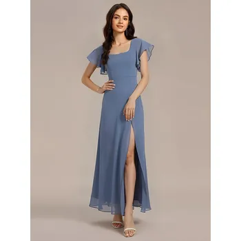 Dámské šaty Ever Pretty šaty dlouhé v modré barvě 2409 Velikost: XXL / 44 / 12 / 16