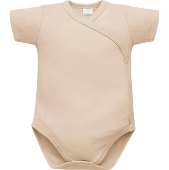 Kojenecký body BODY PINOKIO ZAVINOVACÍ KRÁTKÝ RUKÁV, BEIGE, LOVELY DAY Velikost: 50