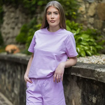 Pánské tričko TERMOVEL Tričko ALEX KRR UNISEX fialová VELIKOST: M