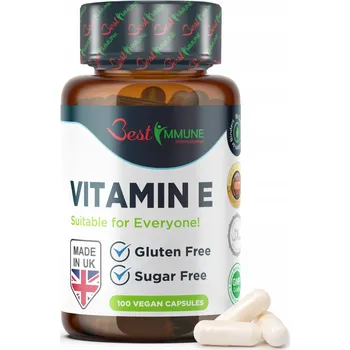 100% Přírodní Vitamín E 500IU Vylepšené Receptura Nejvyšší Biologická Dostupnost