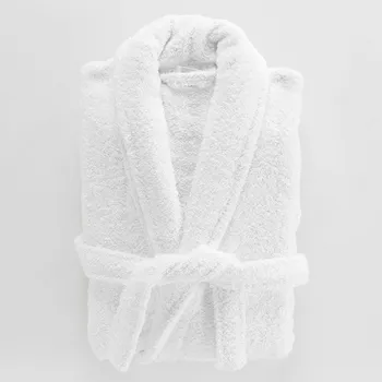 Dámský župan Bílý bavlněný župan velikost M Tendresse – douceur d'intérieur ID_1771830