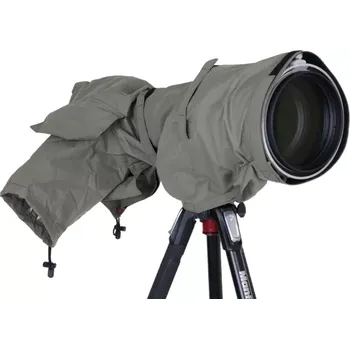 Pláštěnka pro fotoaparát Caruba C2 šedá (pro větší zrcadlovky a bezzrzadlovky Caruba Raincover C2 Grey Large)