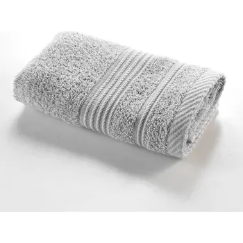 Ručník Světle šedý froté bavlněný ručník 30x50 cm Tendresse – douceur d'intérieur ID_1771720