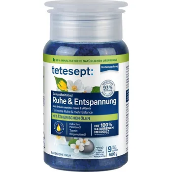 Koupelová sůl Tetesept Zklidnění a uvolnění mořská sůl 600 g