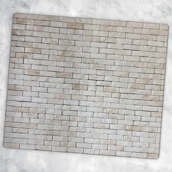 Obraz Multifunkční kuchyňská dekorativní deska z Tvrzené Sklo – šedá cihla, 60x52 cm