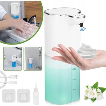 Dávkovač mýdla AUTOMATICKÝ DÁVKOVAČ MÝDLA, 400 ML, ELEKTRICKÝ DÁVKOVAČ DÁVKOVAČ DO KOUPELNY