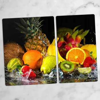 Obraz Stylové a Odolné Skleněné Desky s potiskem Tropické Ovoce 40x52 a 30x52