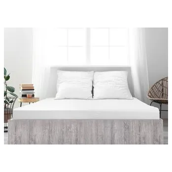 Prostěradlo B.E.S. - Petrovice, s.r.o. Prostěradlo Jersey česaná bavlna MAKO - Bílá Rozměr: 120 x 200